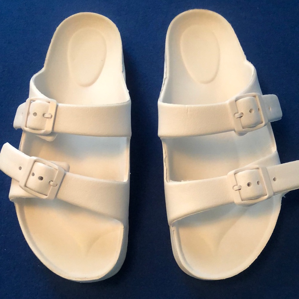 Kids White Sandals